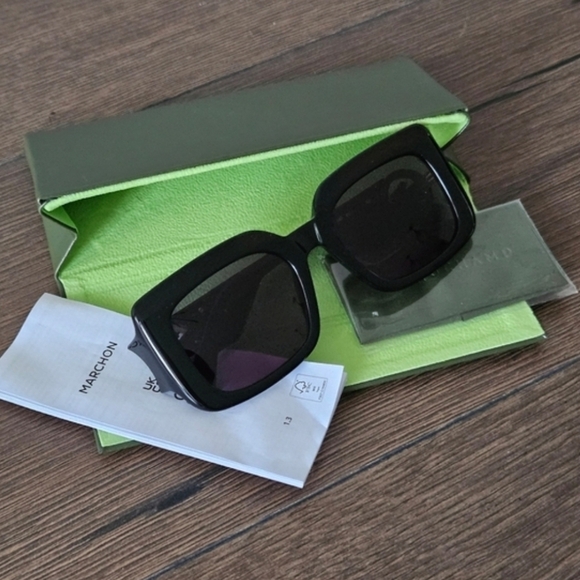 NEW Longchamp Black Square Sunglasses | Full Inclusion